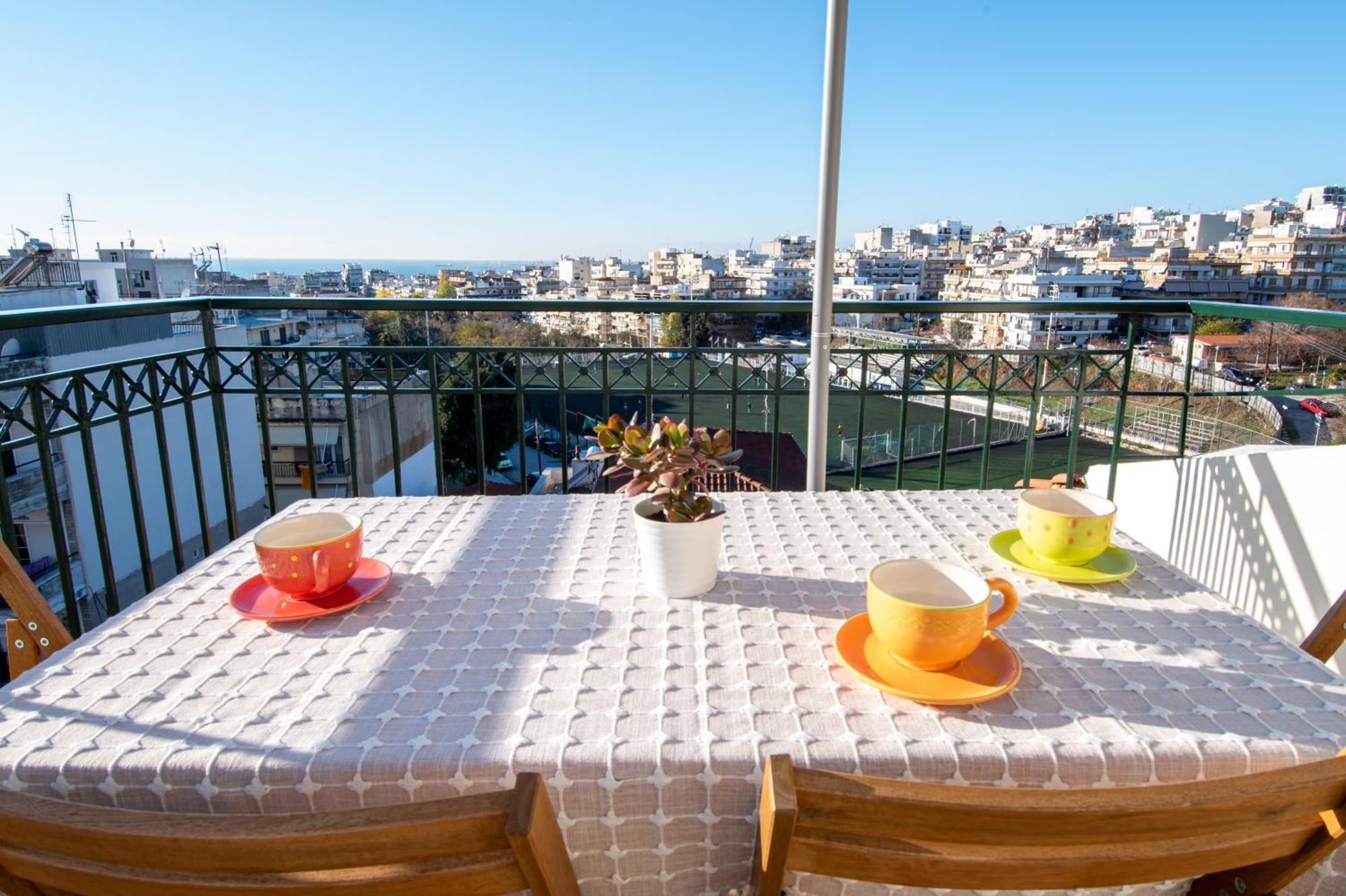 Sunset Rooftop Apartment Thessaloníki Exteriör bild